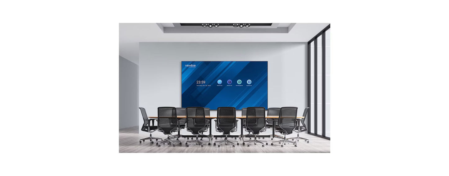 Newline STV-7524 STV Series LED-backlit LCD display - 4K - for digital signage / interactive communication