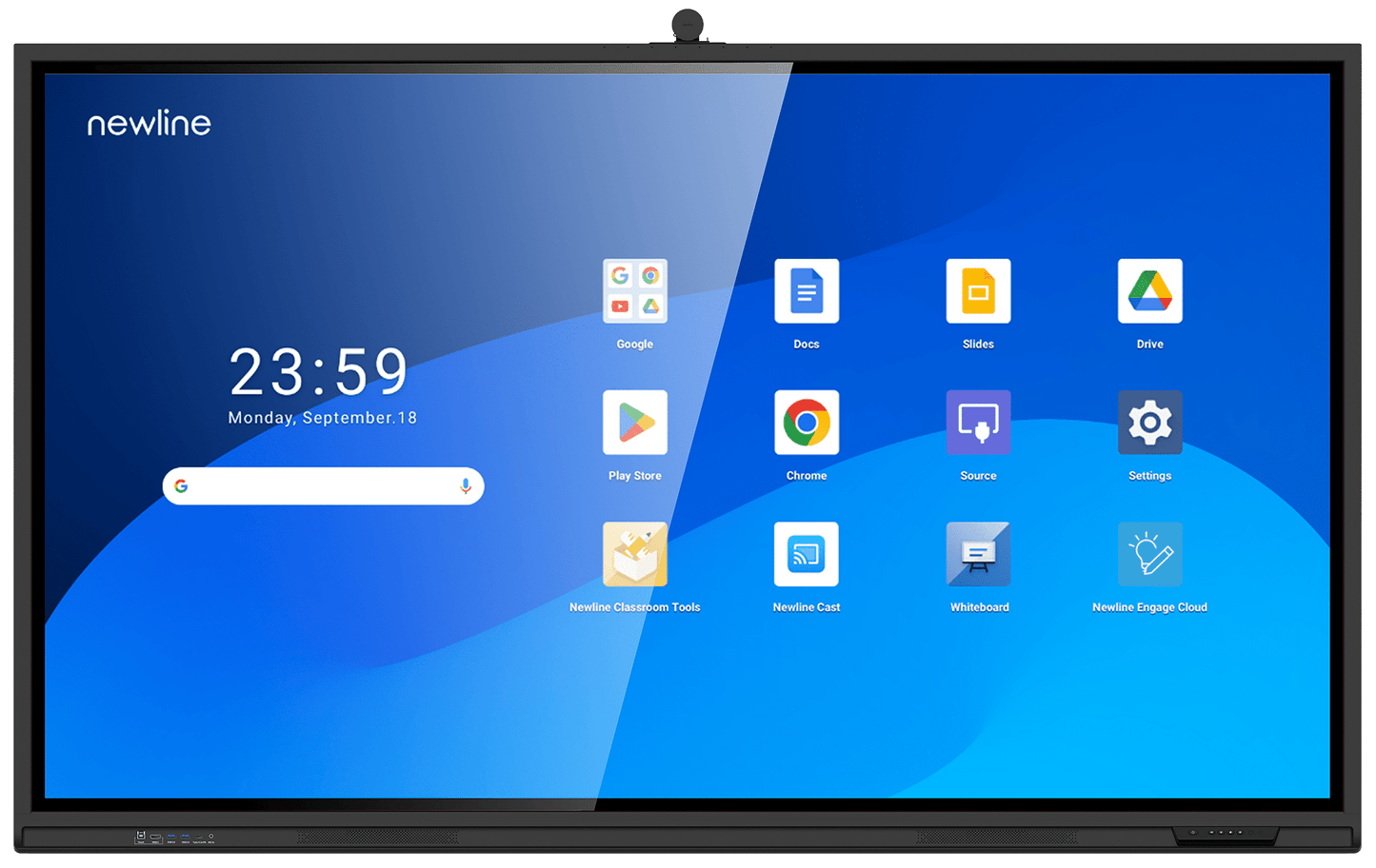 Newline TT-6524QPRO Q Pro Series - 65" LED-backlit LCD display - 4K - for interactive communication